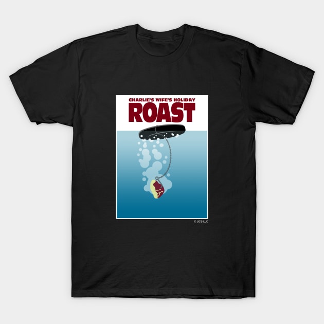 Jaws - Holiday Roast T-Shirt by GloopTrekker